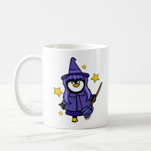 Halloween Witchy Penguin Coffee Mug