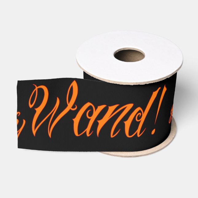 Halloween Witchy Quote Grosgrain Ribbon (Spool)