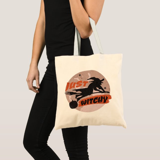 Halloween Witchy Retro Witch Costume Party  Tote Bag (Front (Product))