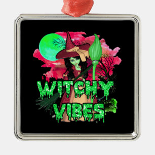 Halloween Witchy Vibes Metal Tree Decoration