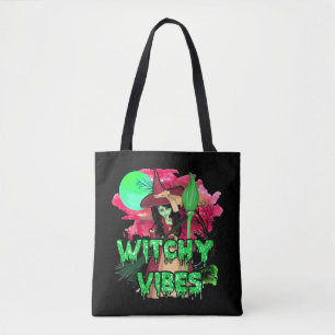 Halloween Witchy Vibes Tote Bag