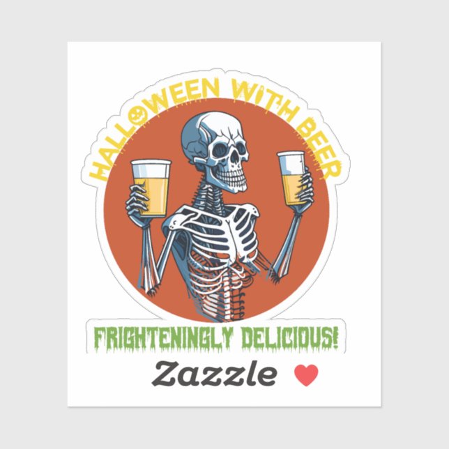 Halloween With Beer (Sheet)