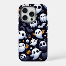 Halloween with cute ghost