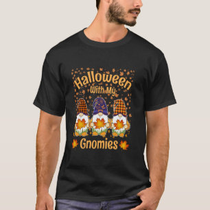 Halloween with my Gnomies Halloween Cute Gnomes Ho T-Shirt