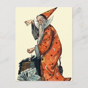 Halloween Wizard Card