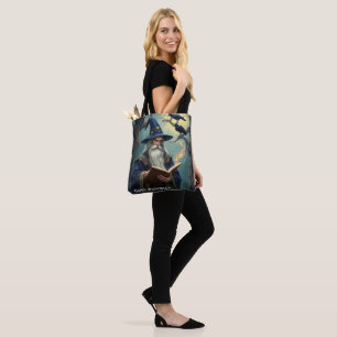 Halloween Wizard Tote Bag