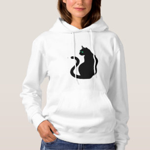 Halloween Women's Hooded Sweatshirt/Cat Hoodie