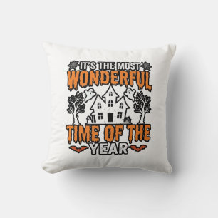 Halloween Wonderful Time Of Year Vintage Shirt Des Cushion