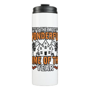 Halloween Wonderful Time Of Year Vintage Shirt Des Thermal Tumbler