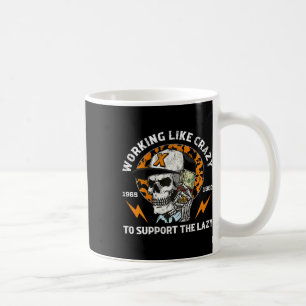Halloween Working Like Crazy To Support The Lazy I Coffee Mug