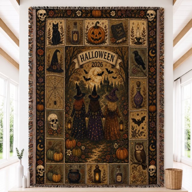 Halloween Woven Throw Blanket (Creator Uploaded)