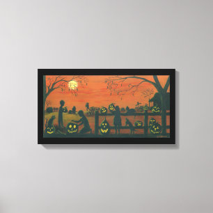 Halloween ,wrapped,canvas,print canvas print