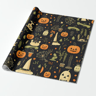 Halloween wrapping paper