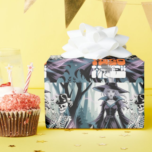 Halloween  wrapping paper (Birthday Party)