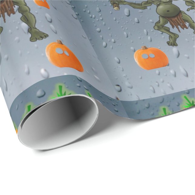 Halloween  Wrapping Paper, Goblin Paper (Roll Corner)
