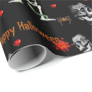 Halloween  Wrapping Paper, Happy Halloween Paper
