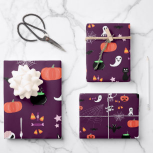 Halloween Wrapping Paper Sheet