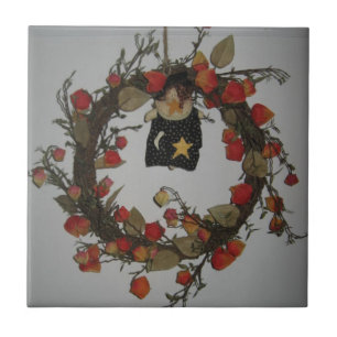 Halloween Wreathe Tile