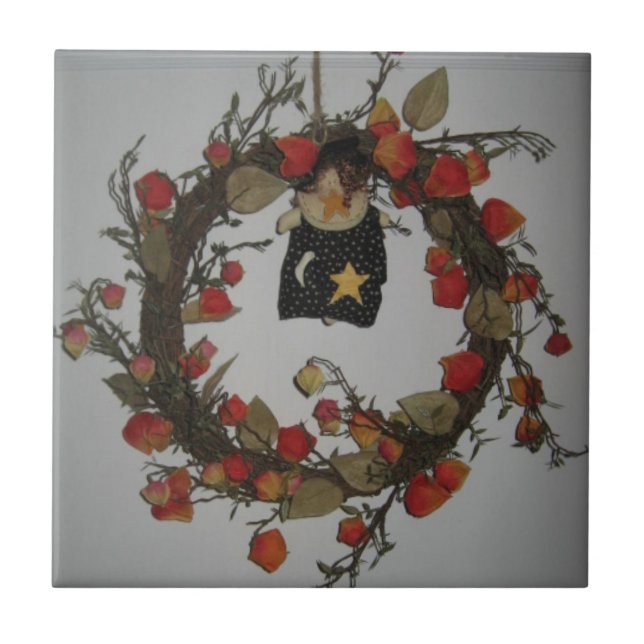 Halloween Wreathe Tile (Front)