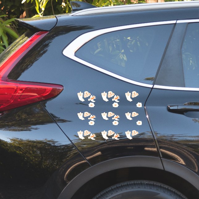 Halloween Xtr-Lrg Vinyl  stickers (Car Side)