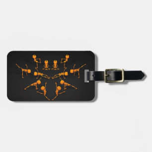 Halloween Yoga Class Luggage Tag