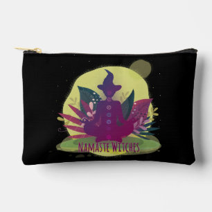 Halloween Yoga Namaste Witches Accessory Pouch