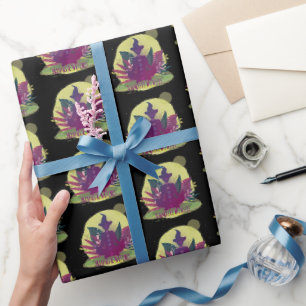 Halloween Yoga Namaste Witches Wrapping Paper