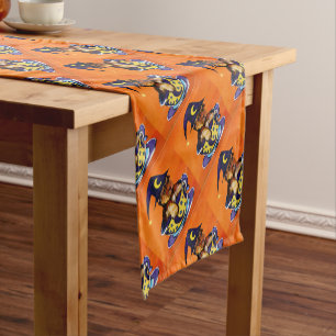 Halloween Yorkie Poo Short Table Runner