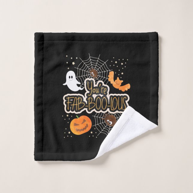 Halloween You Are Fabboolous Wash Cloth (Wash Cloth)