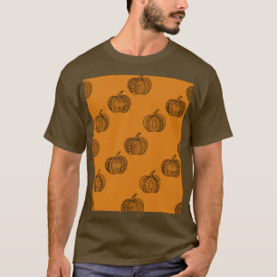 Halloween zentangle pumpkins Autumn Thanksgiving T-Shirt