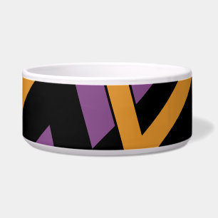 Halloween Zig Zags Orange Purple