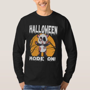 Halloween Zombie Animal Halloween Panda T-Shirt