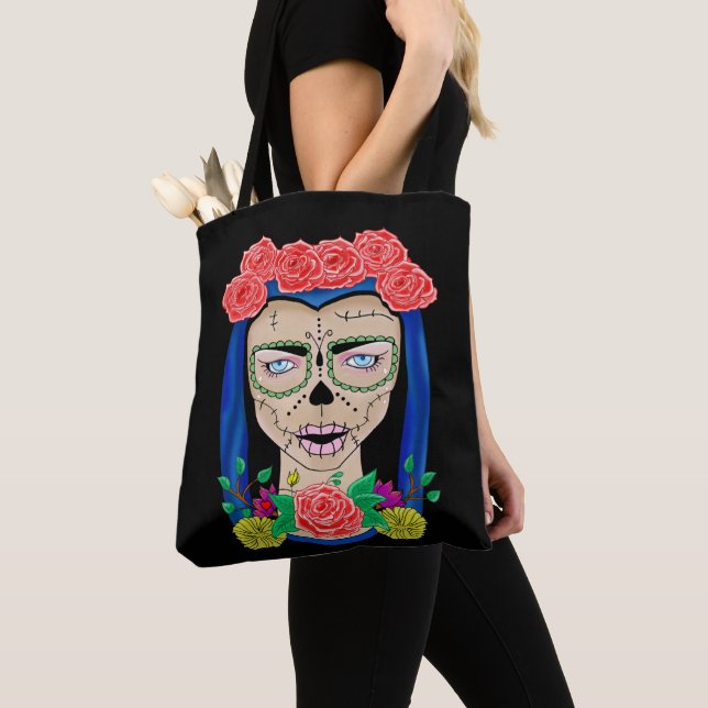 Halloween Zombie Cinco de Mayo Fiesta Tote Bag (Close Up)