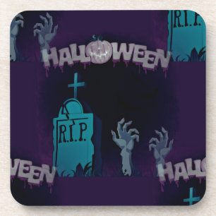 halloween zombie coaster