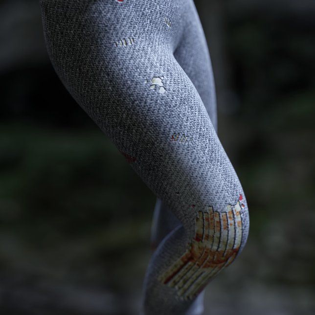 Halloween Zombie Costume Ripped Jeans Leggings (Livin' that zombie life this Halloween? Here's your leggings!)