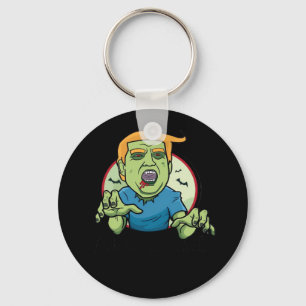 Halloween  Zombie Funny Classic Key Ring