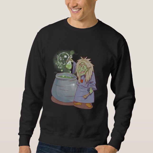 Halloween Zombie Goblin Monster 1 Sweatshirt (Front)
