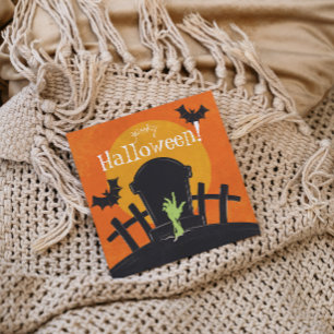 Halloween Zombie Holiday Card