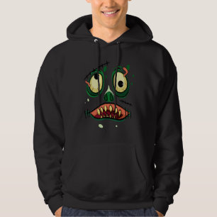 Halloween Zombie Monster Scary Face for Boys Men Hoodie