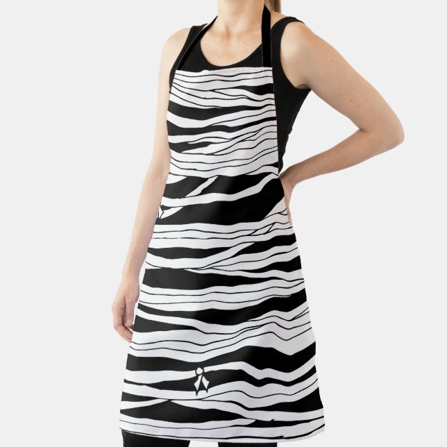 Halloween Zombie Mummy Wrapped Bandages Apron (Insitu)