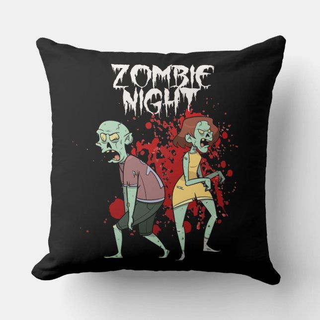 Halloween Zombie Night Cushion (Front)