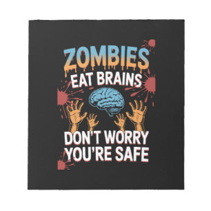 Halloween Zombie Notepad