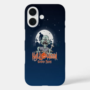 Halloween Zombie Party iPhone 16 Case