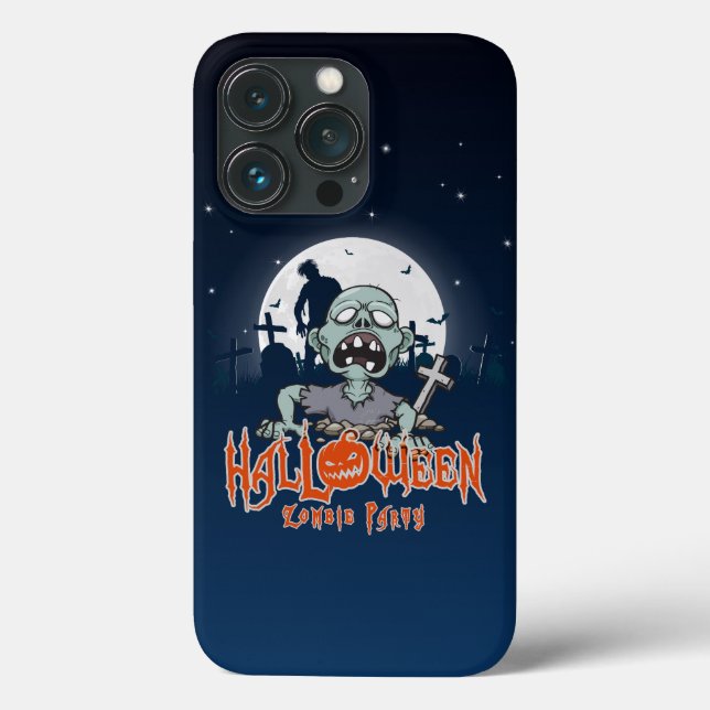Halloween Zombie Party |  Case-Mate iPhone Case (Back)