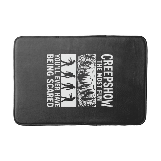Halloween Zombie Scared Horror Vector Design_1 Bath Mat (Front)