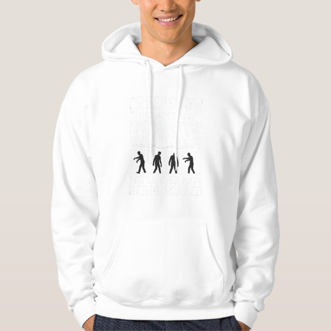 Halloween Zombie Scared Horror Vector Design_1 Hoodie (Front)