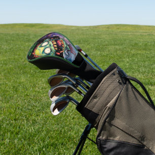 Halloween, Zombie,Scream From The Purple Castle , Golf Head Cover