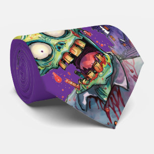 Halloween, Zombie,Scream From The Purple Castle , Tie