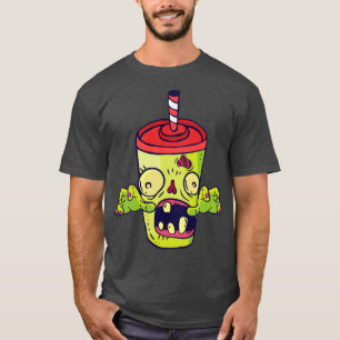 Halloween Zombie Soda Monster Fast Food Lover Drin T-Shirt