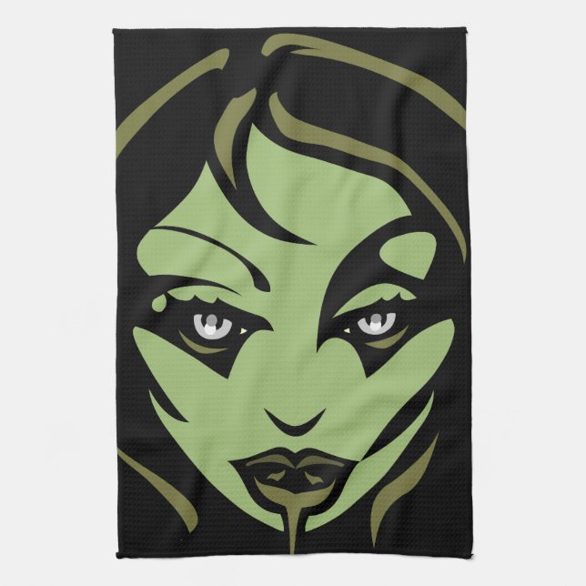 Halloween Zombie Towel Cool Halloween Tea Towels (Vertical)